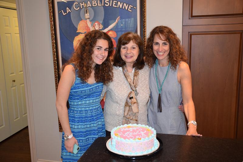 Eden Jacoby (left to right), Rosalyn Grossman and Elaine Grossman Jacoby on Mother’s Day. (Courtesy of Elaine Jacoby)