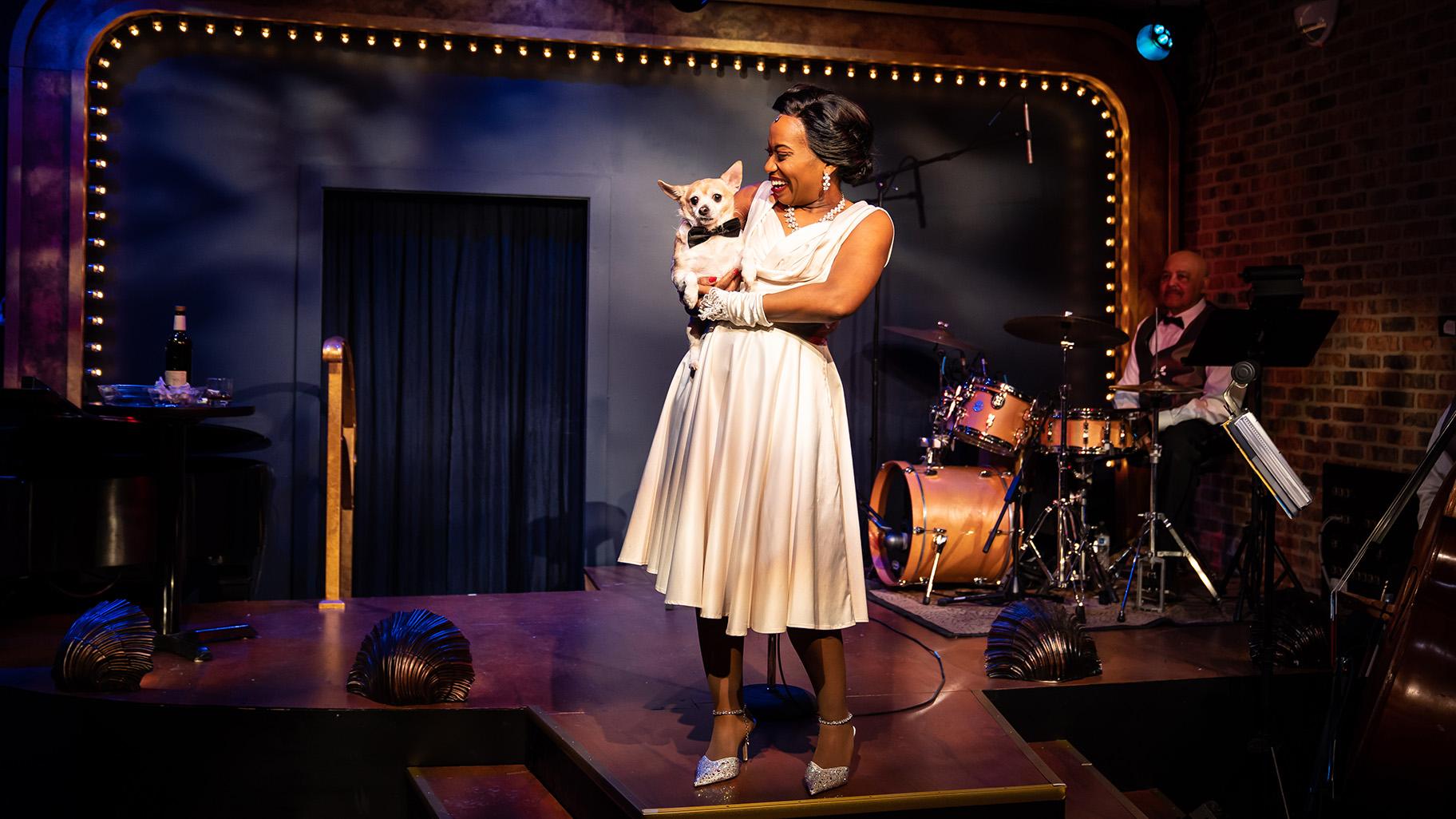Alexis J. Roston in the Mercury Theater Chicago production of “Lady Day at Emerson’s Bar & Grill.” (Credit: Liz Lauren)