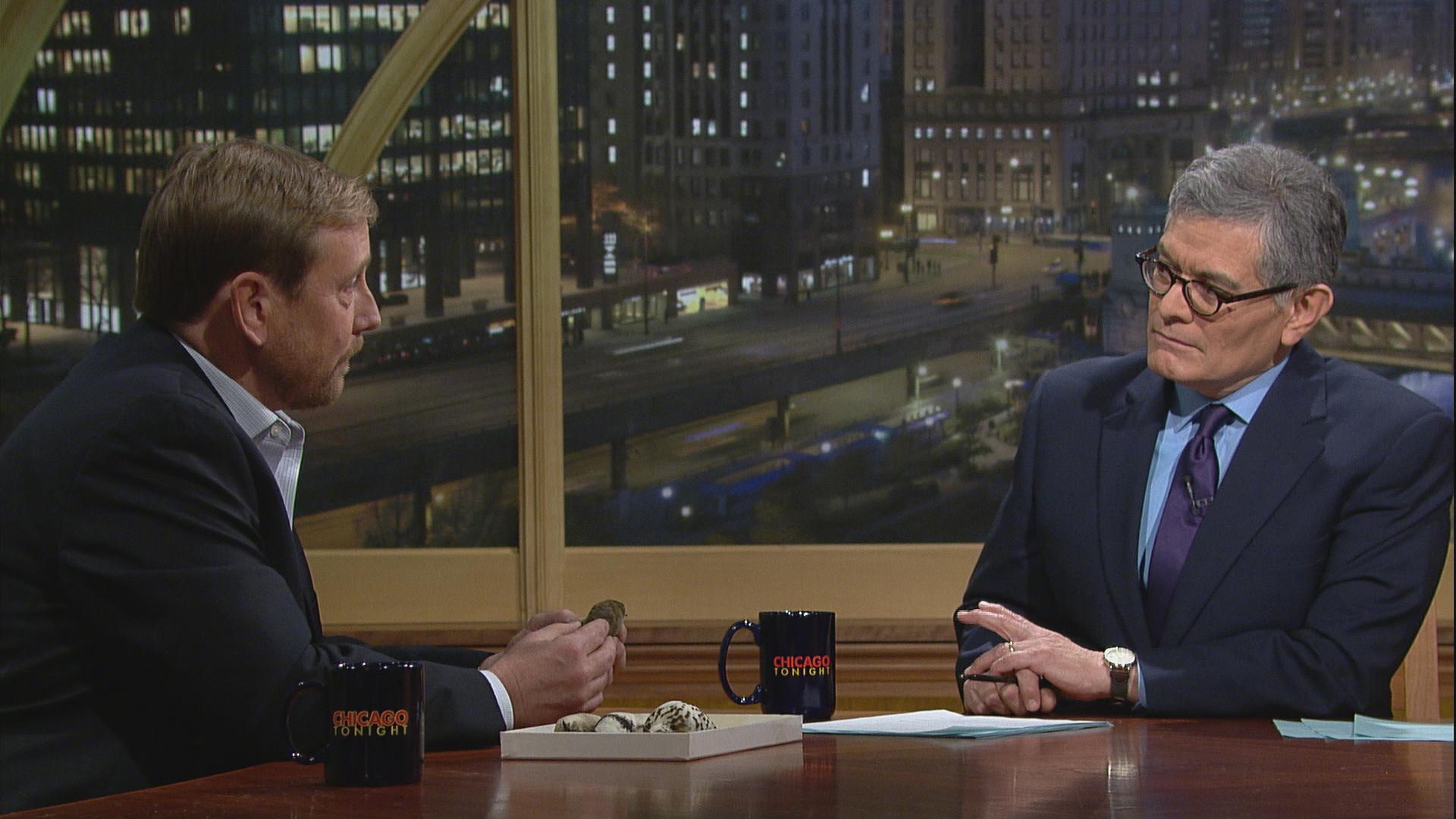Pete Marra appears on Chicago Tonight with host Phil Ponce on Feb. 1.