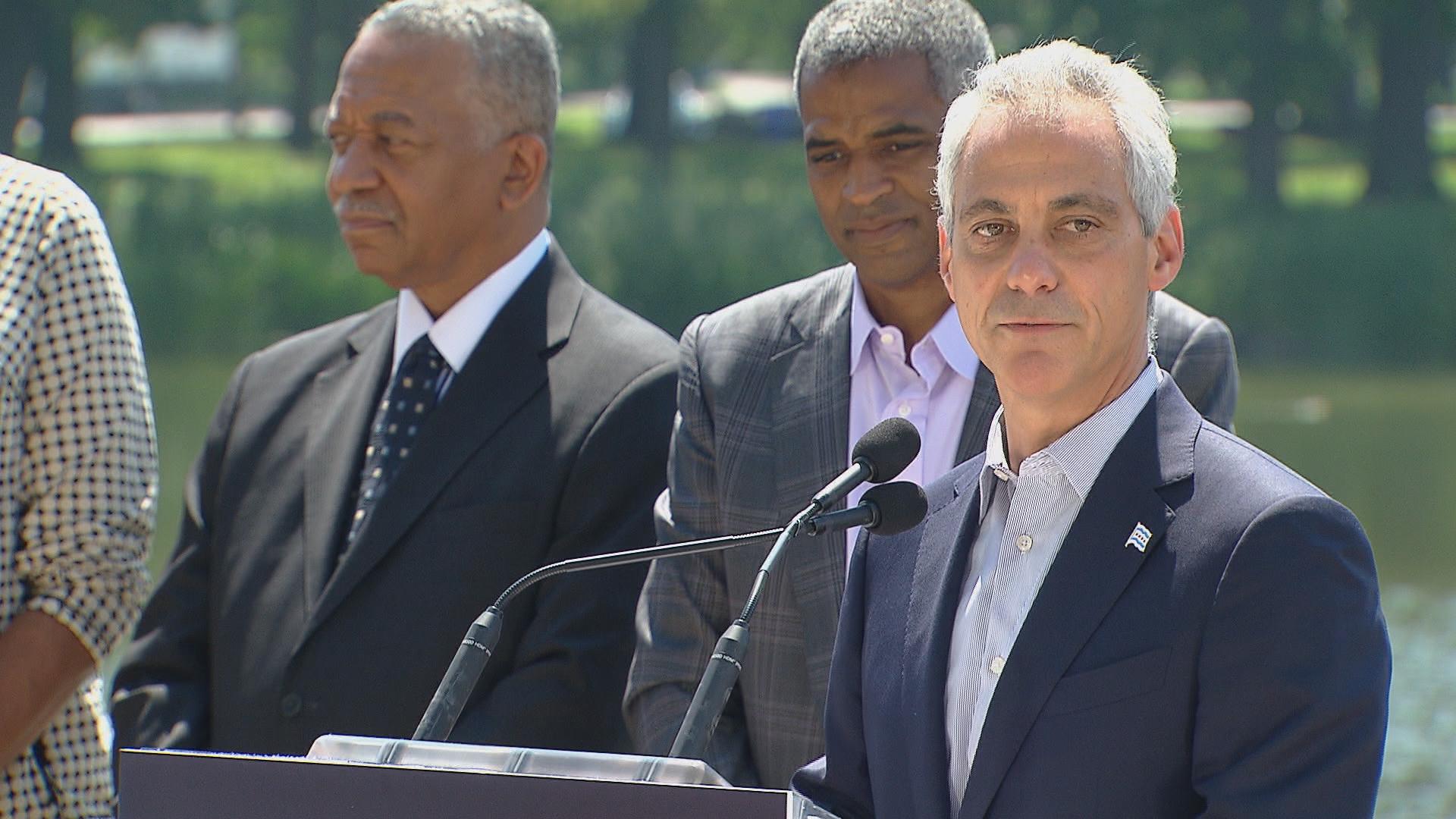 Mayor Rahm Emanuel: “I want to make sure the entire city of Chicago, specifically the South Side of Chicago, benefits from a once-in-a-lifetime cultural and educational investment.”