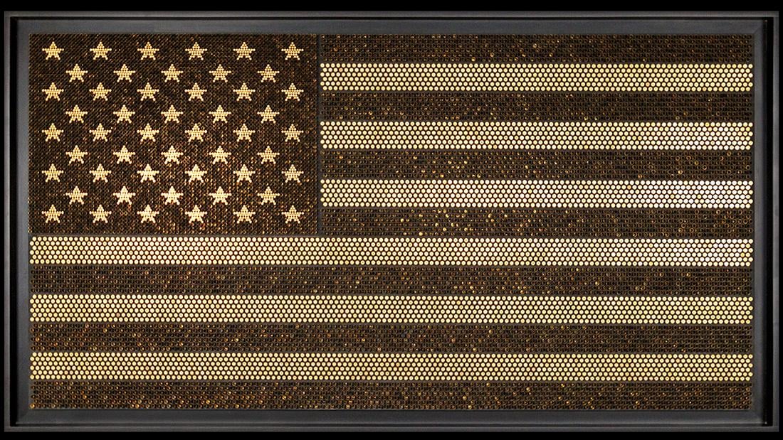 Evan Haase, “Old Glory,” 2015. (Courtesy of the Jackson Junge Gallery)