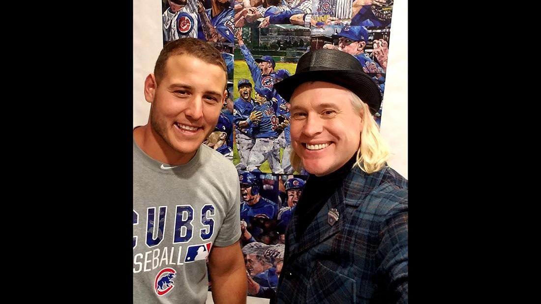 Anthony Rizzo and Opie Otterstad. (Courtesy of Relevant Communications)