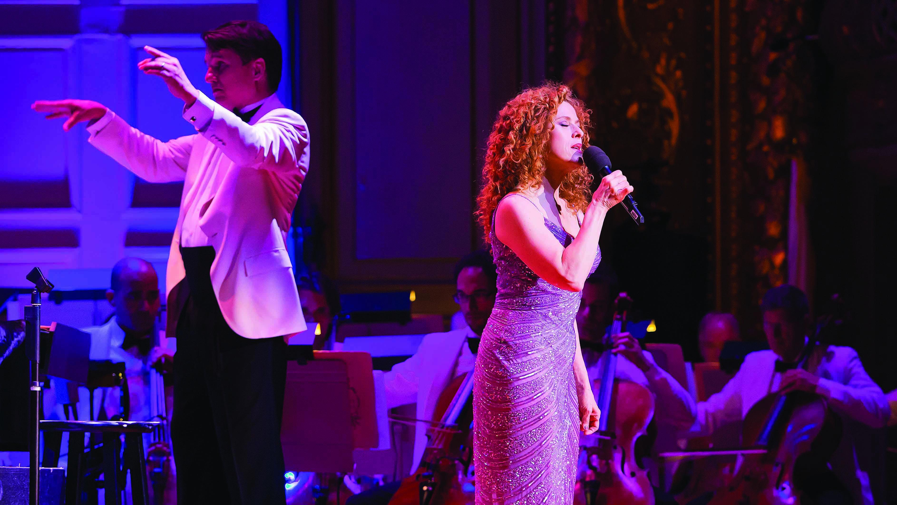 Bernadette Peters performs with the Boston Pops, reprising Broadway hits and American classics. (Courtesy of Winslow Townson)