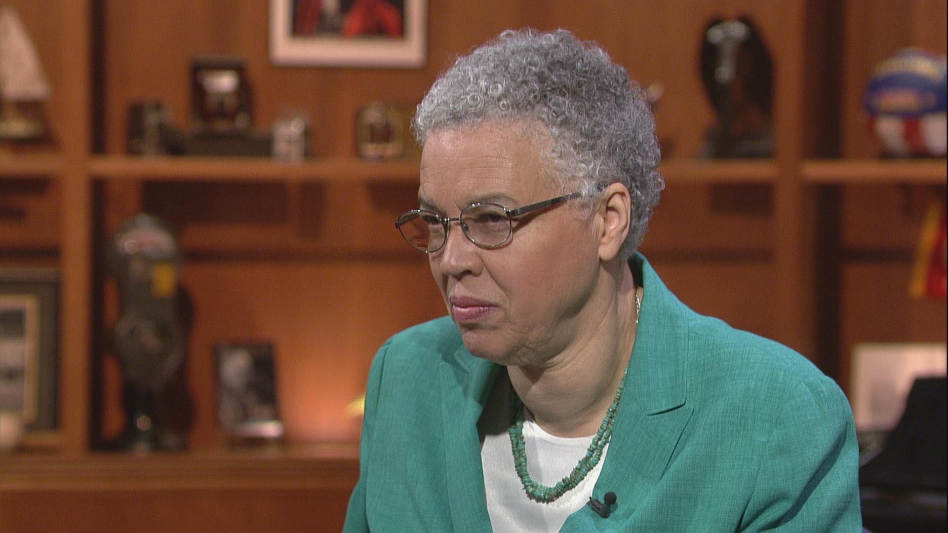 Toni Preckwinkle appears on “Chicago Tonight” on June 22, 2017.