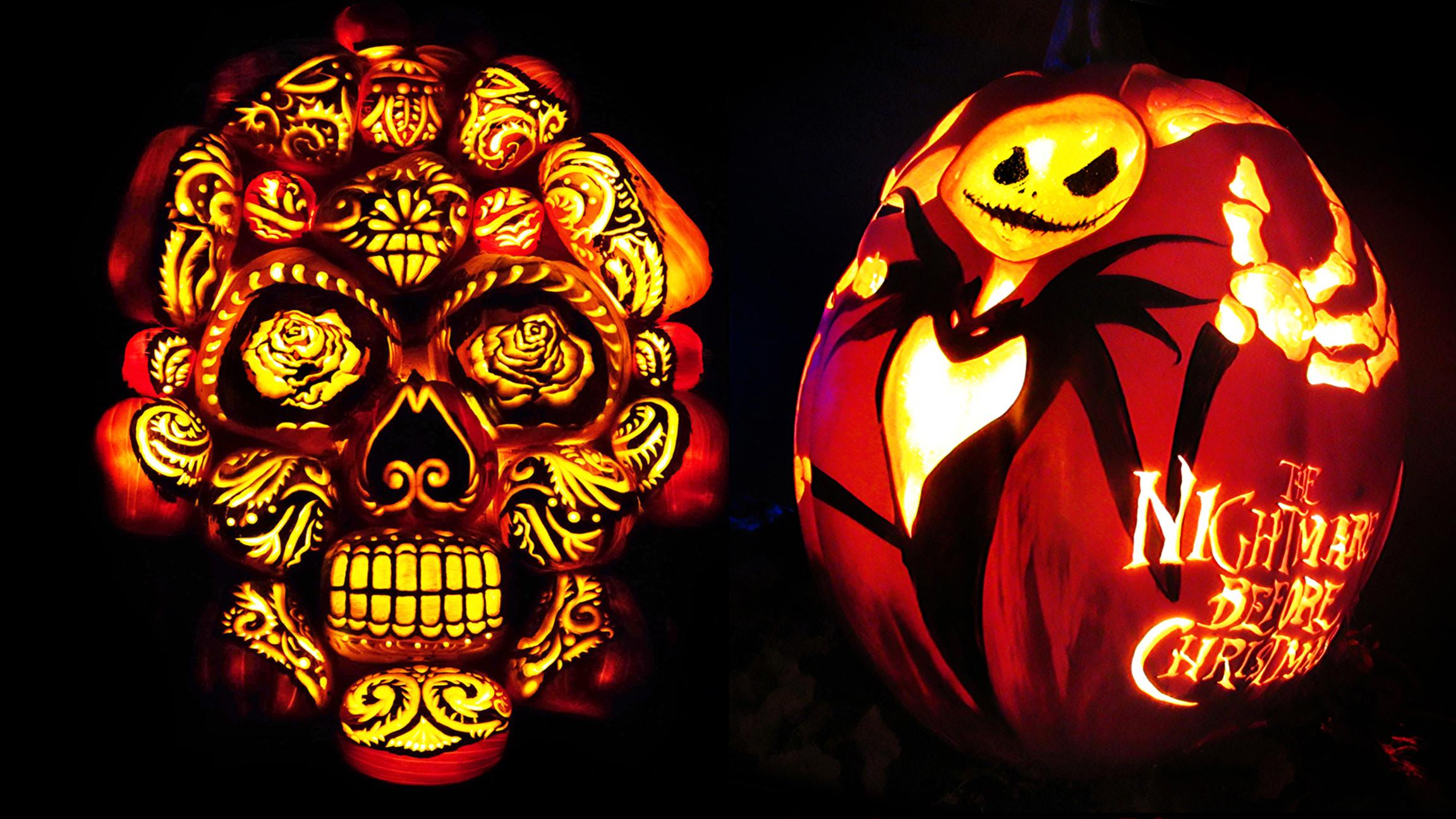 Artists of the New York-based company Rise of the Jack O’Lanterns can spend up to 15 hours on a single gourd. (Courtesy of Rise of the Jack O’Lanterns)