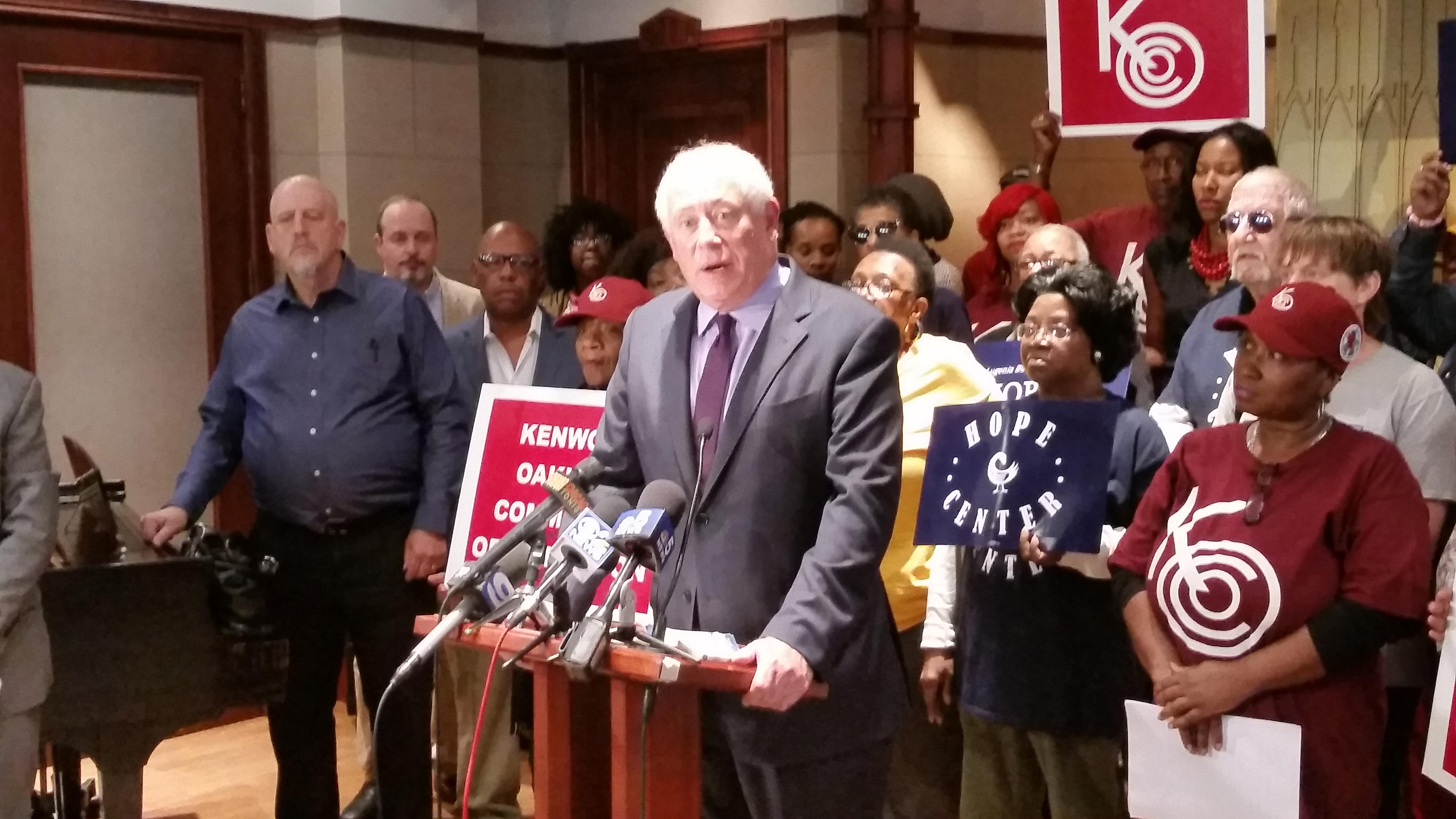 Former Gov. Pat Quinn is one of seven plaintiffs in a pair of civil suits filed this week calling for an end to mayoral control of the Chicago Board of Education. (Matt Masterson / Chicago Tonight)