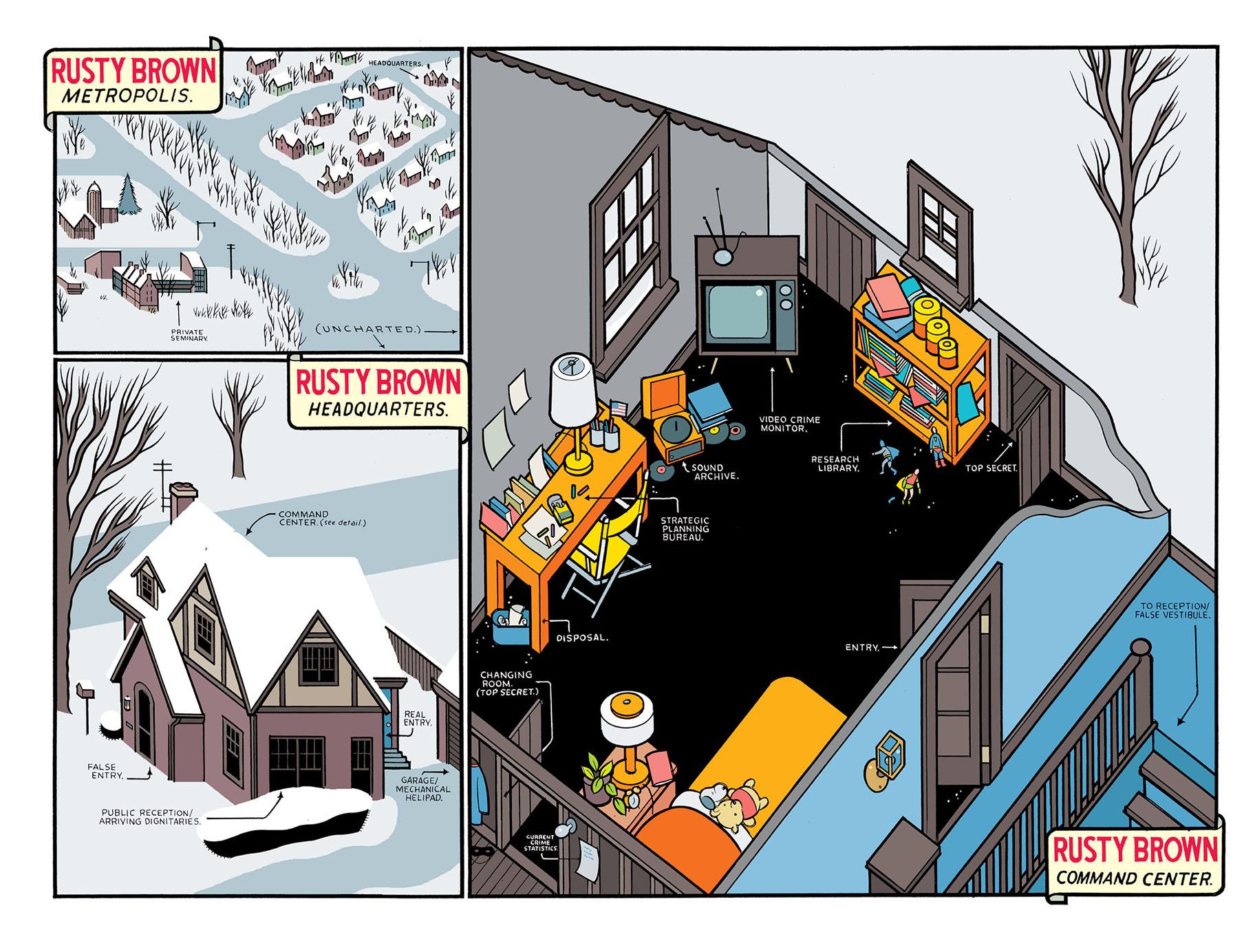 An illustration from “Rusty Brown.” (Courtesy of Chris Ware and Pantheon Books)