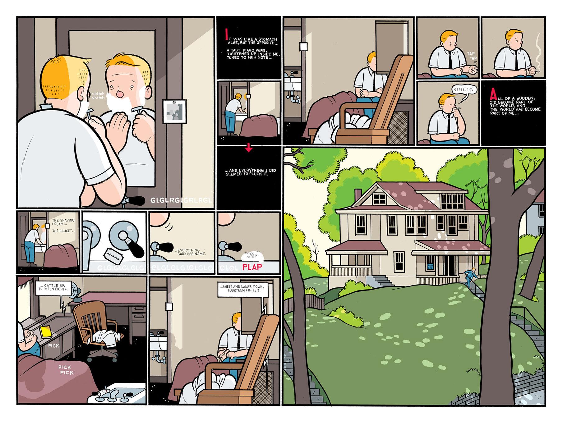 An illustration from “Rusty Brown.” (Courtesy of Chris Ware and Pantheon Books)