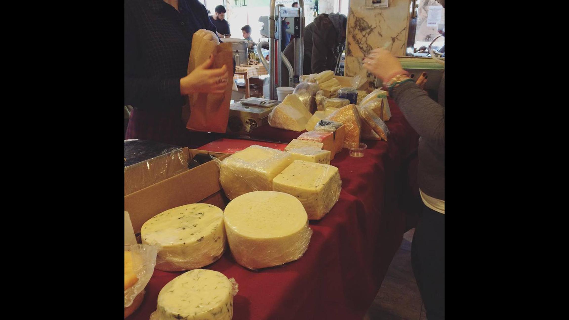 Say cheese! Stock up on Stamper Cheese options and other delights at the Holiday Pop-Up Farmers Market. (Logan Square Farmers Market / Facebook)