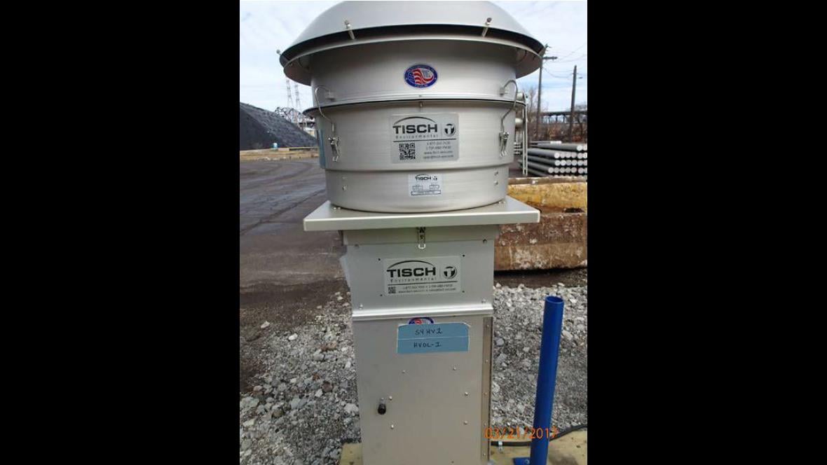 Air quality monitors were installed last spring at S.H. Bell. (EPA)