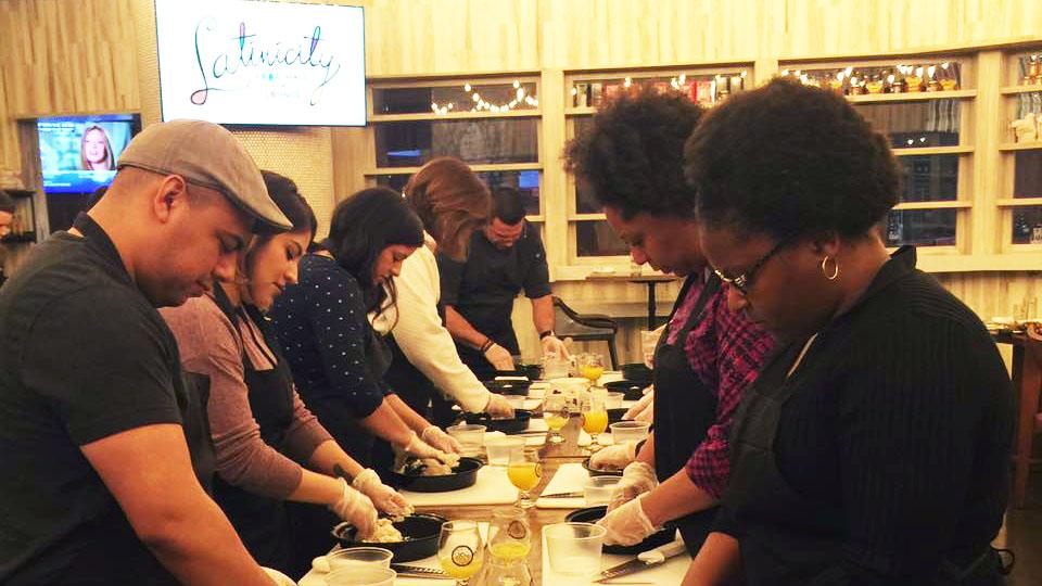 Latinicity hosts its monthly cooking class. (Courtesy of Latinicity)