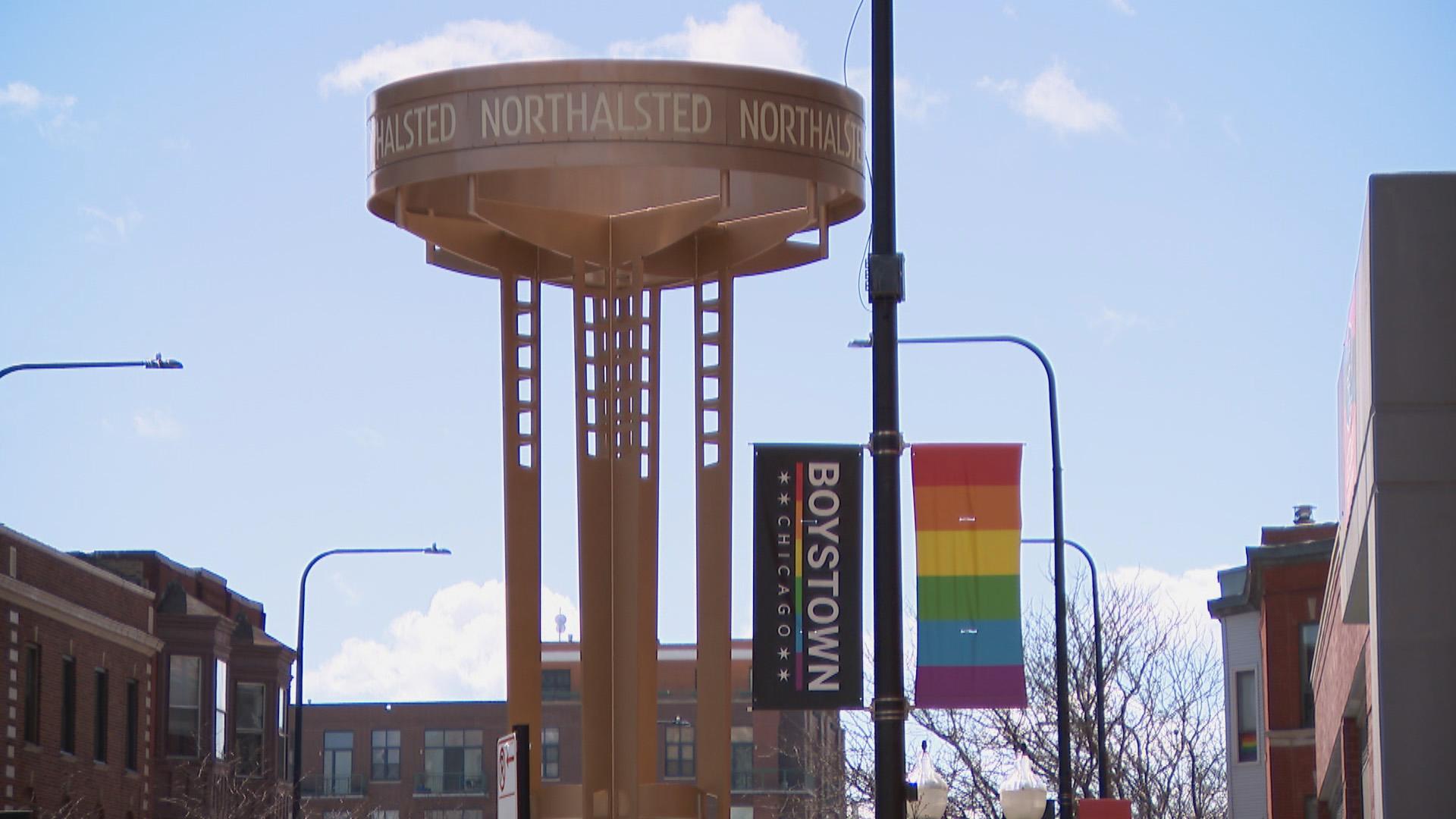 The Lakeview neighborhood known as Boystown. (WTTW News)