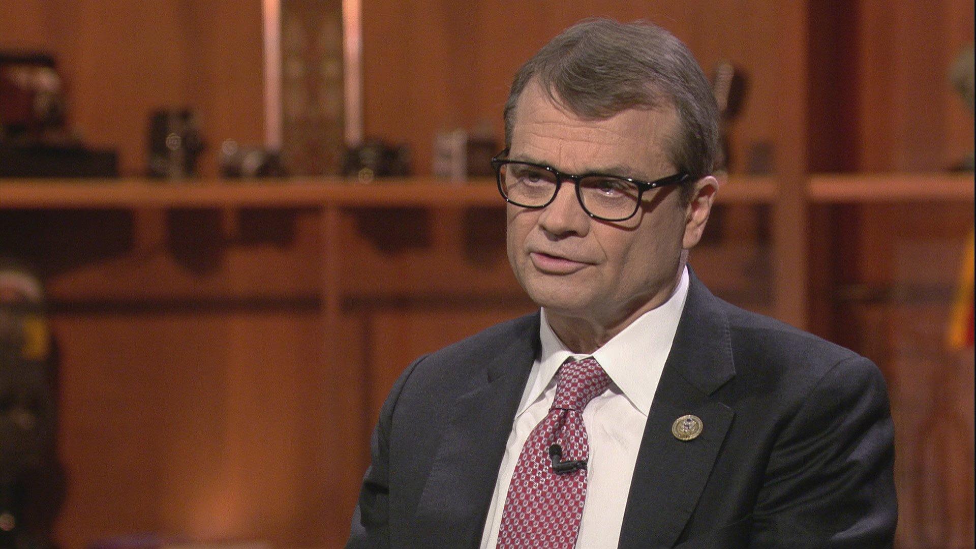 U.S. Rep. Mike Quigley appears on “Chicago Tonight” on Nov. 25, 2019. (WTTW News)