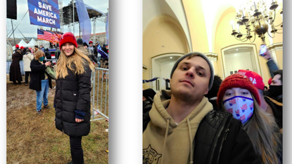 Federal authorities alleges Karol Chwiesiuk and his sister Agnieszka Chwiesiuk breached the U.S. Capitol during the Jan. 6 riot. (U.S. District Court)