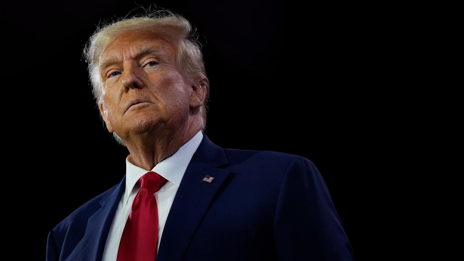 An Atlanta-based grand jury has indicted former President Donald Trump on state charges stemming from his efforts to overturn his 2020 electoral defeat. (Drew Angerer / Getty Images)