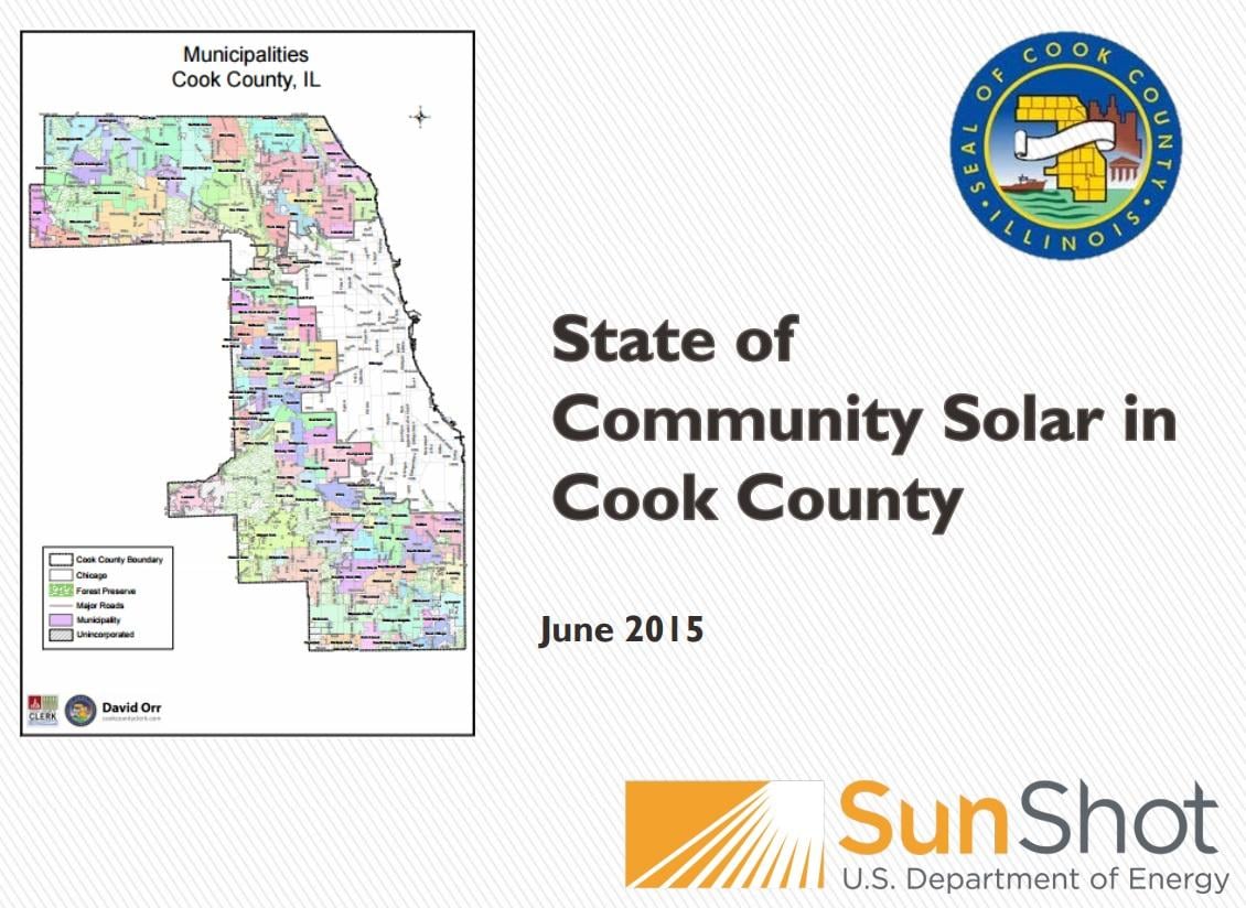 (State of Community Solar in Cook County)